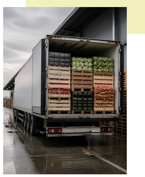 Перевозка плодоовощной продукции в Асбест по цене от 5054 р. | Агросервис-Сбс
